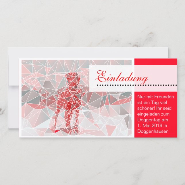 Great Dane Invitiation (Front)