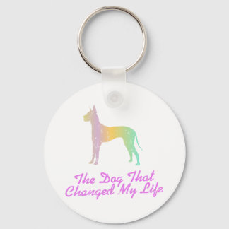 Great Dane Key Ring