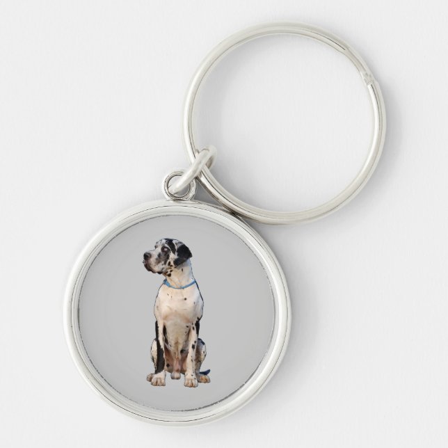 Great Dane Key Ring (Front)