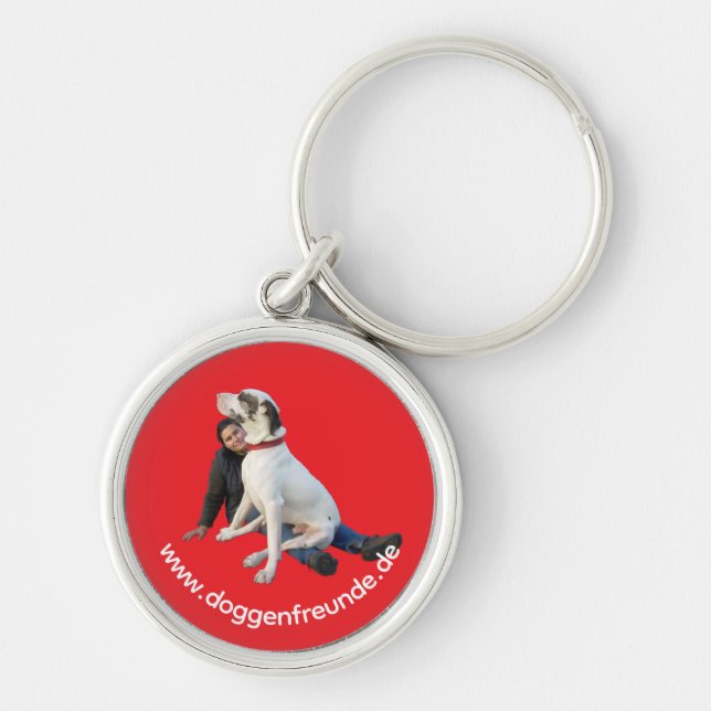 Great Dane keychain automatically cut out  (Front)