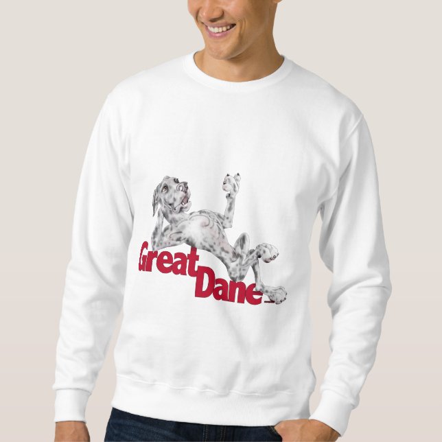Great Dane Laid Back Merle UC Sweatshirt (Front)