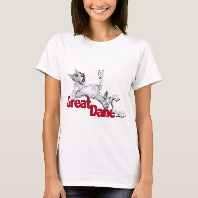 Great Dane Laid Back MerleB T-Shirt (Front)
