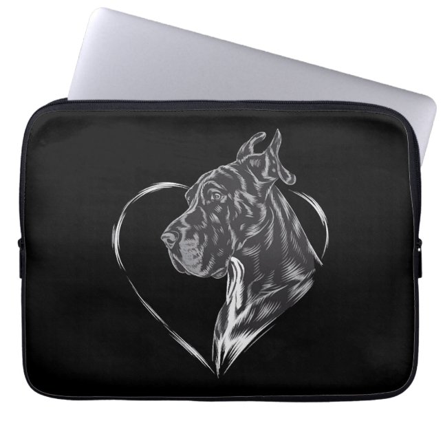 Great Dane  Laptop Sleeve (Front)