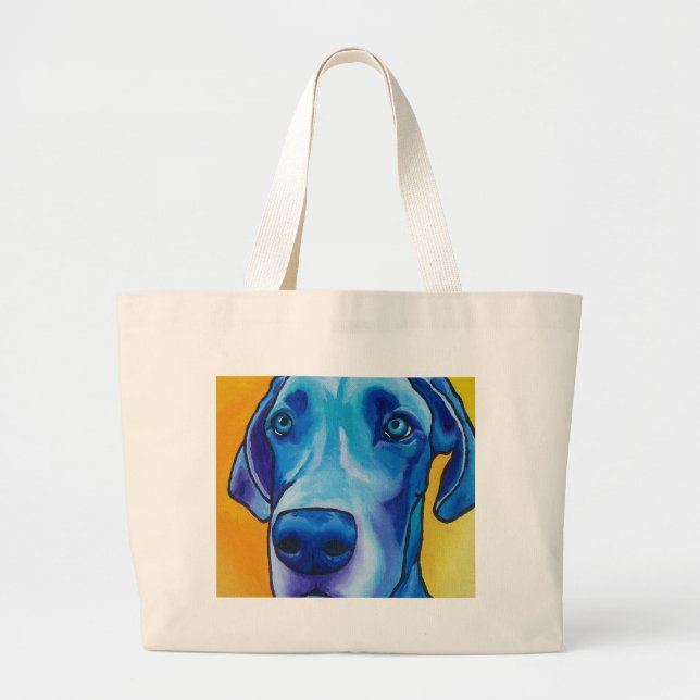 Great Dane Large Tote Bag (Front)