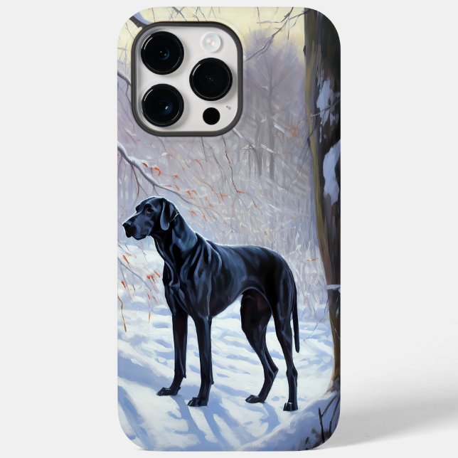 Great Dane Let It Snow Christmas  Case-Mate iPhone Case (Back)