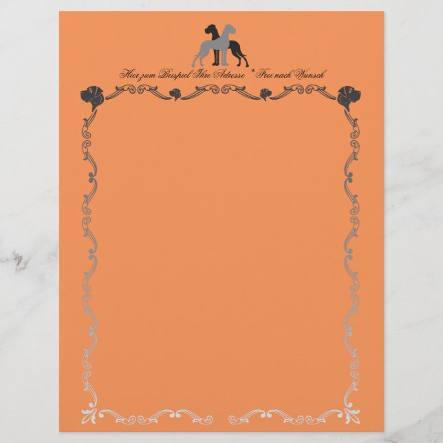 Great Dane Letterhead Heads Flyer (Front)