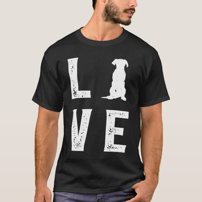 Great dane Love  1 T-Shirt (Front)