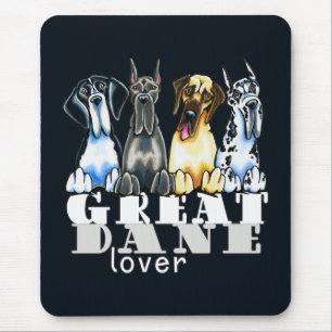 Great Dane Lover Mouse Mat
