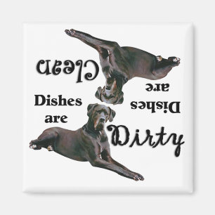 Great Dane Lovers Dishwasher Magnet