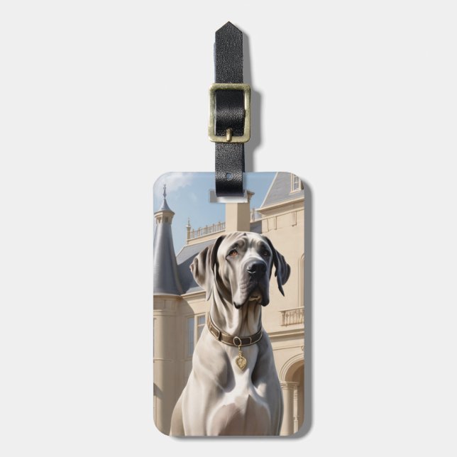 Great Dane Luggage Tag (Front Vertical)