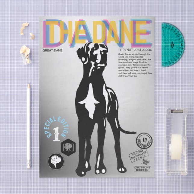 Great Dane Magazine   Tissue Paper (Craft)