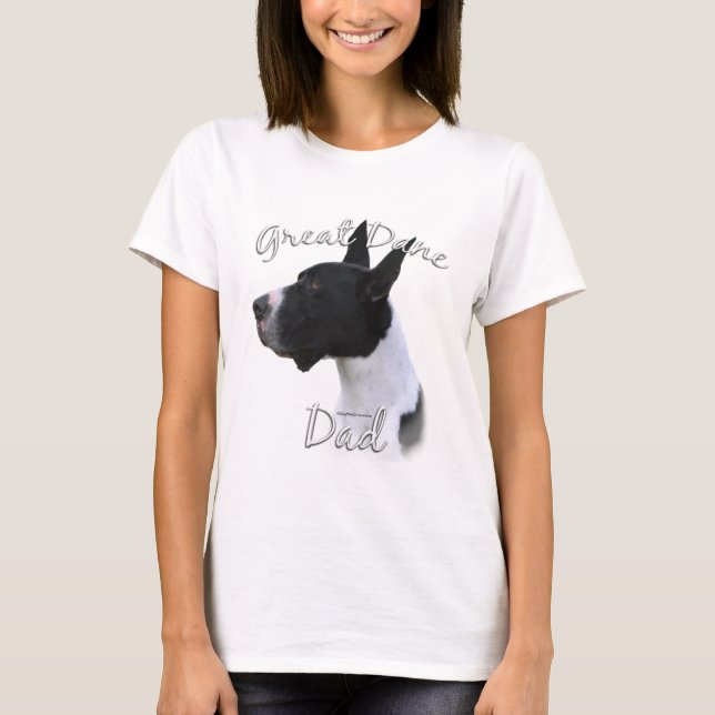 Great Dane (mantle) Dad 2 T-Shirt (Front)