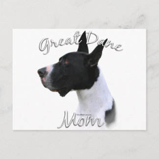 Great Dane (mantle) Mum 2 Postcard