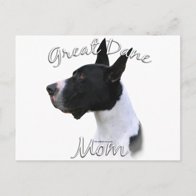 Great Dane (mantle) Mum 2 Postcard (Front)