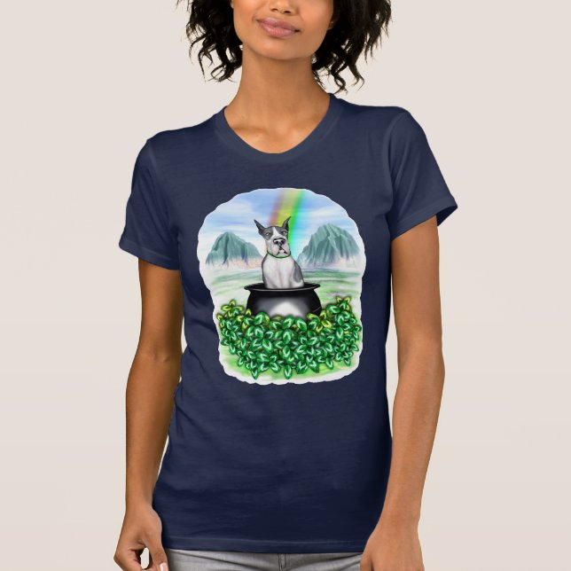 Great Dane Mantle Pot O Gold T-Shirt (Front)
