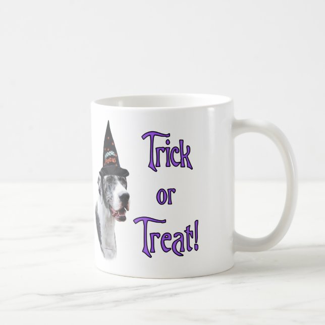 Great Dane (merle) Trick Coffee Mug (Right)