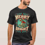 Great Dane Merry Bright Christmas Santa Claus Dog  T-Shirt<br><div class="desc">Great Dane Merry Bright Christmas Santa Claus Dog</div>