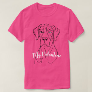 Great Dane minimal line  T-Shirt