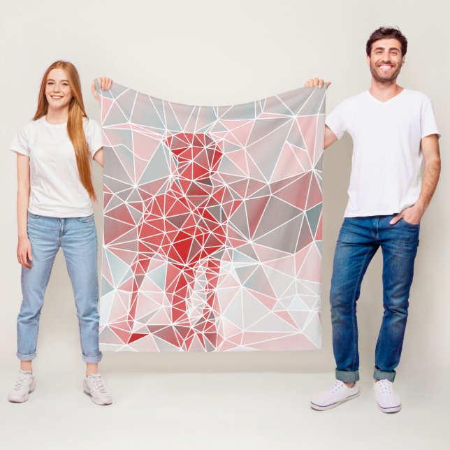 Great Dane Modern Fleece Blanket (In Situ)