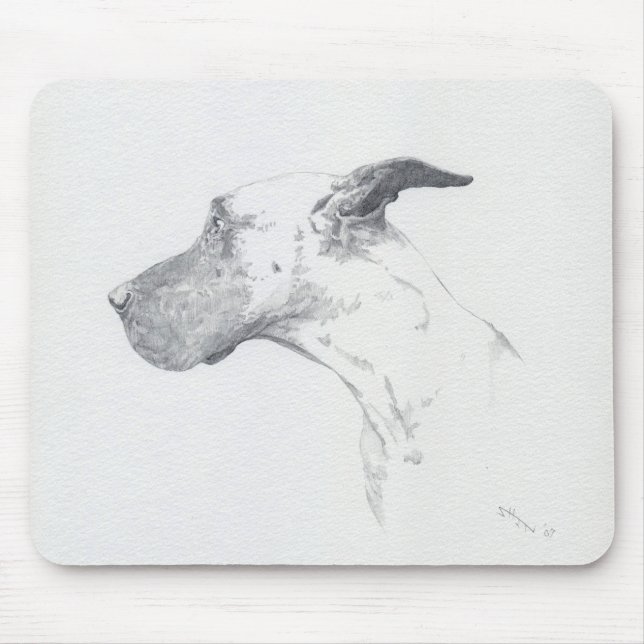 Great Dane Mouse Mat (Front)