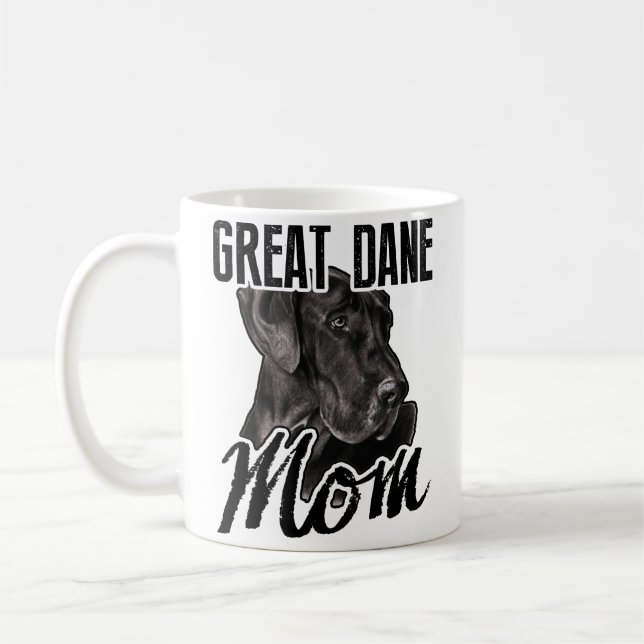 Great Dane Mug - Great Dane Mum Coffee Mug (Left)
