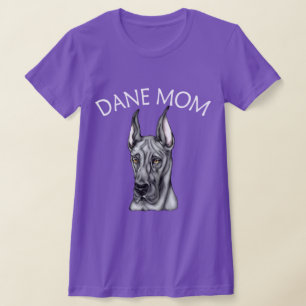 Great Dane Mum Black T-Shirt