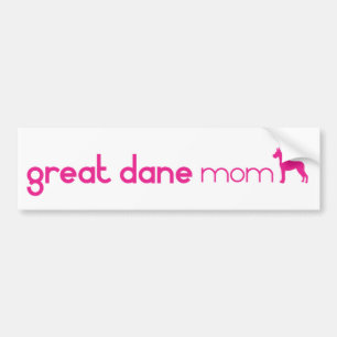 Great Dane Mum Bumper Sticker