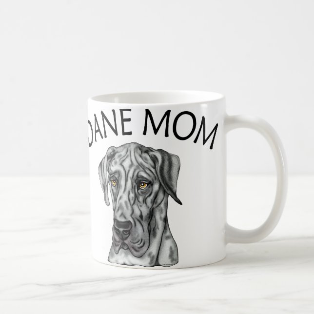 Great Dane Mum Merle UC Coffee Mug (Right)