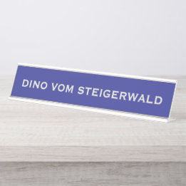 Great Dane Name Desk Name Plate