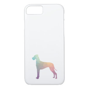 Great Dane Natural Geo Silhouette Pastel Case-Mate iPhone 8/7 Case
