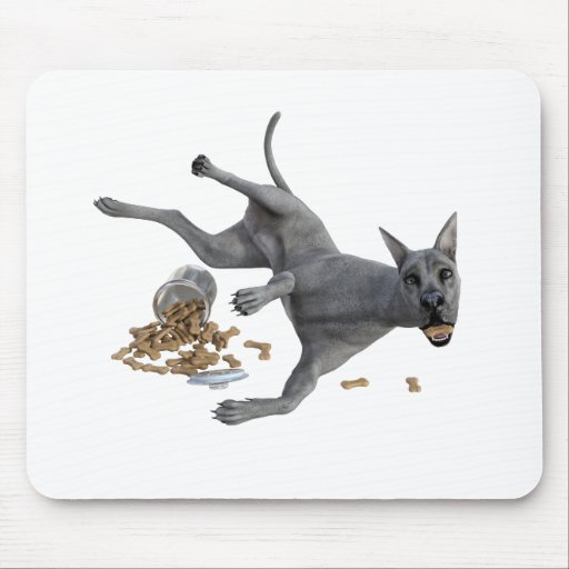 Image of Great Dane Naughty Dog with Cookies Mouse Mat