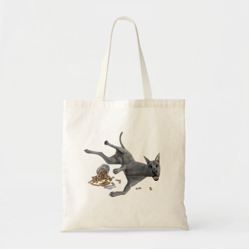 Image of Great Dane Naughty Dog with Cookies Tote Bag