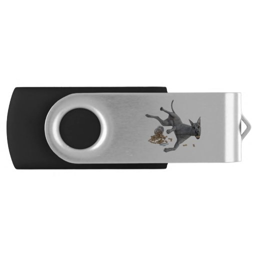 Image of Great Dane Naughty Dog with Cookies Usb Flash Drive