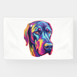 Great Dane Neon Design Banner