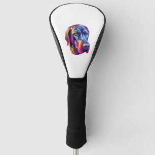 Great Dane Neon Design   Golf Head Cover