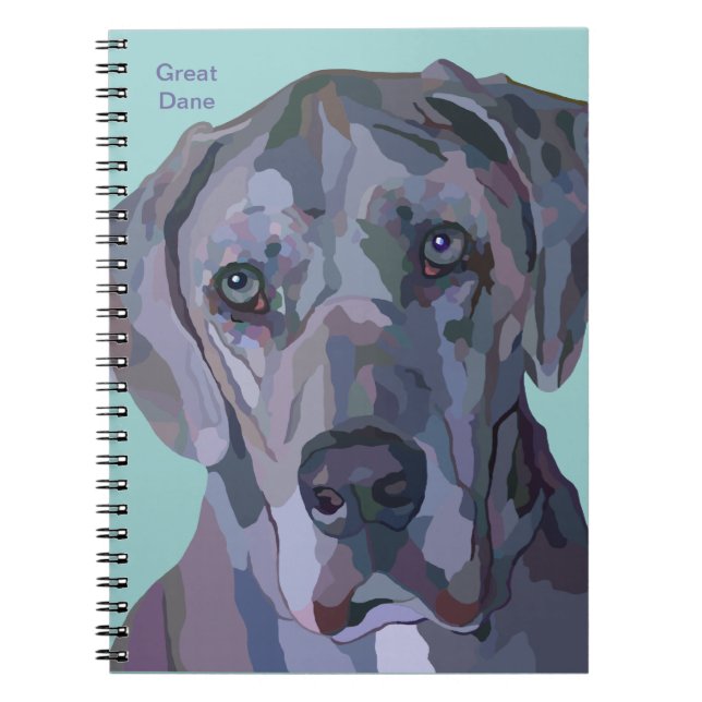 Great Dane Notebook (Front)