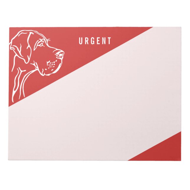 Great Dane Notepad (Front)
