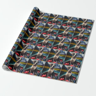 Great Dane on a Paddle: A Scenic Adventure Wrapping Paper