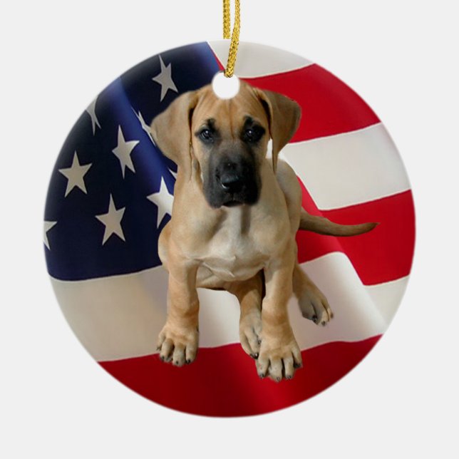 Great Dane Ornament (Front)