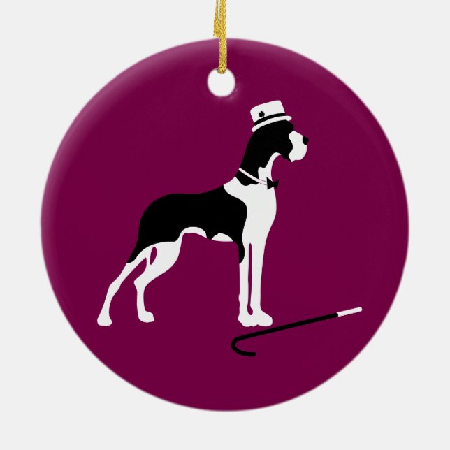 Great Dane Ornaments  (Back)