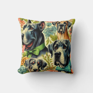 Great Dane Painting Cushion