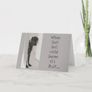 Great Dane Pet Dog Your Loss is Ruff Card