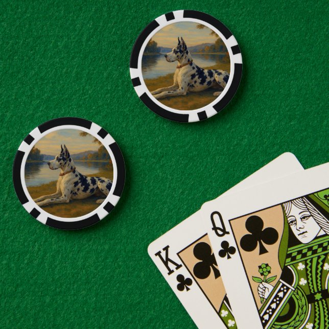Great Dane Poker Chips (Poker Table (Double))