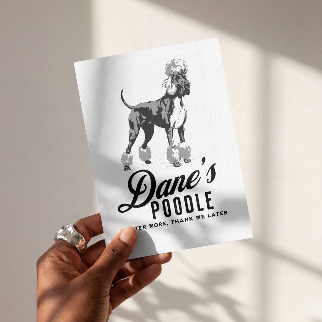 Great Dane Poodle Mixed breed: Neuter more!  Invitation (Creator Uploaded)