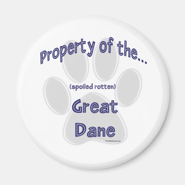 Great Dane Property - Magnet (Front)
