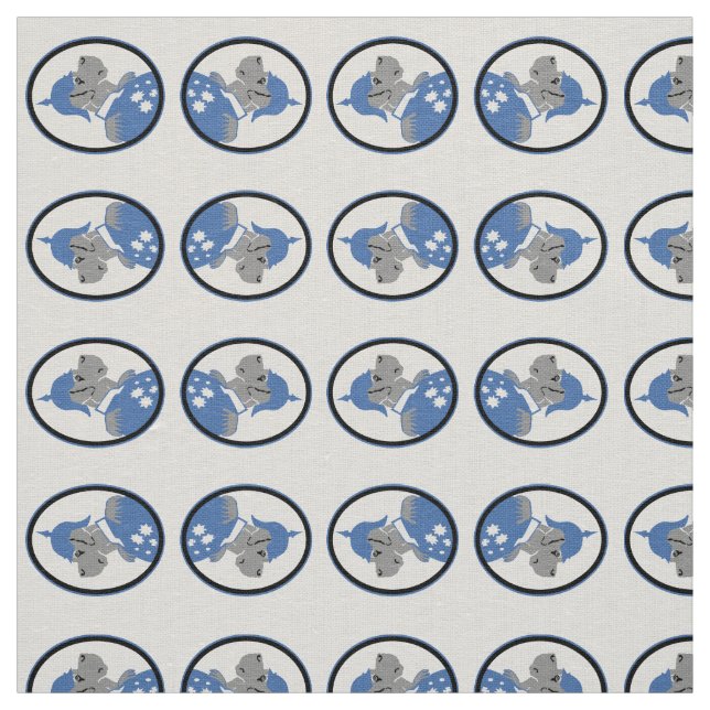 Great Dane Puppy Fabric (Swatch)
