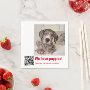 Great Dane Puppy for sale Napkin