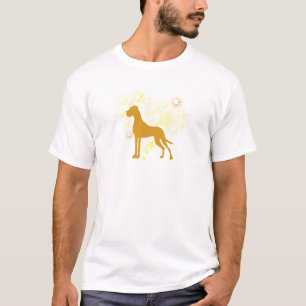 Great Dane reduced illustrations with stars T-Shirt