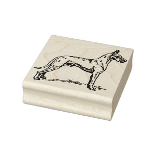 Great Dane Rubber Stamp
