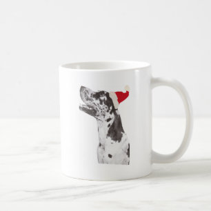 Great Dane Santa Hat Coffee Mug